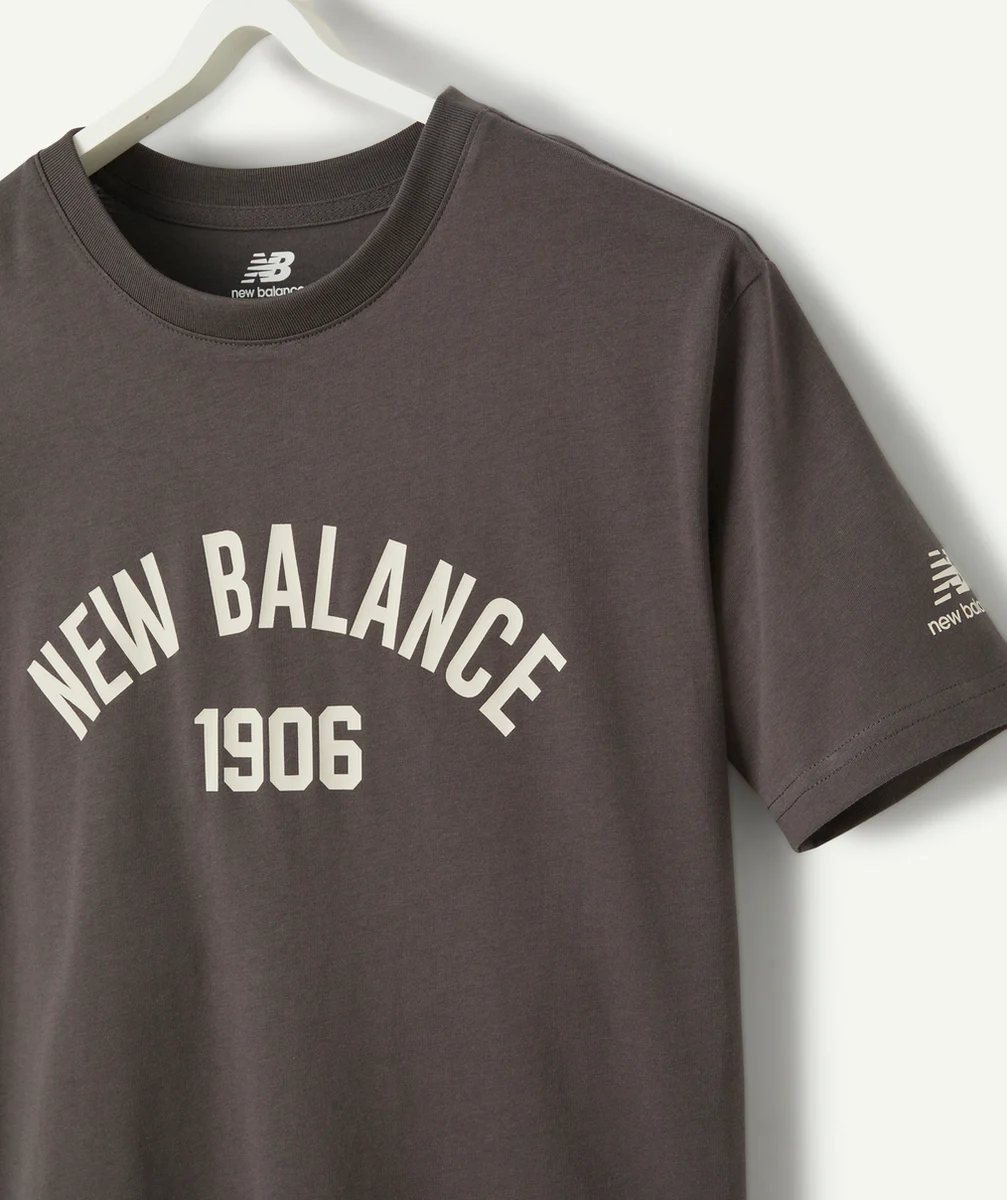 NEW BALANCETEE-SHIRT OVERSIZED VARSITY NOIR FILLE