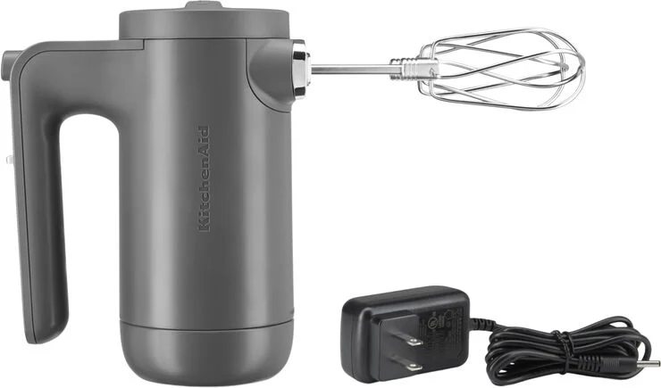 KitchenAid Ledningsfri Håndmixer, 5KHMB732, 7 hastigheter Grey