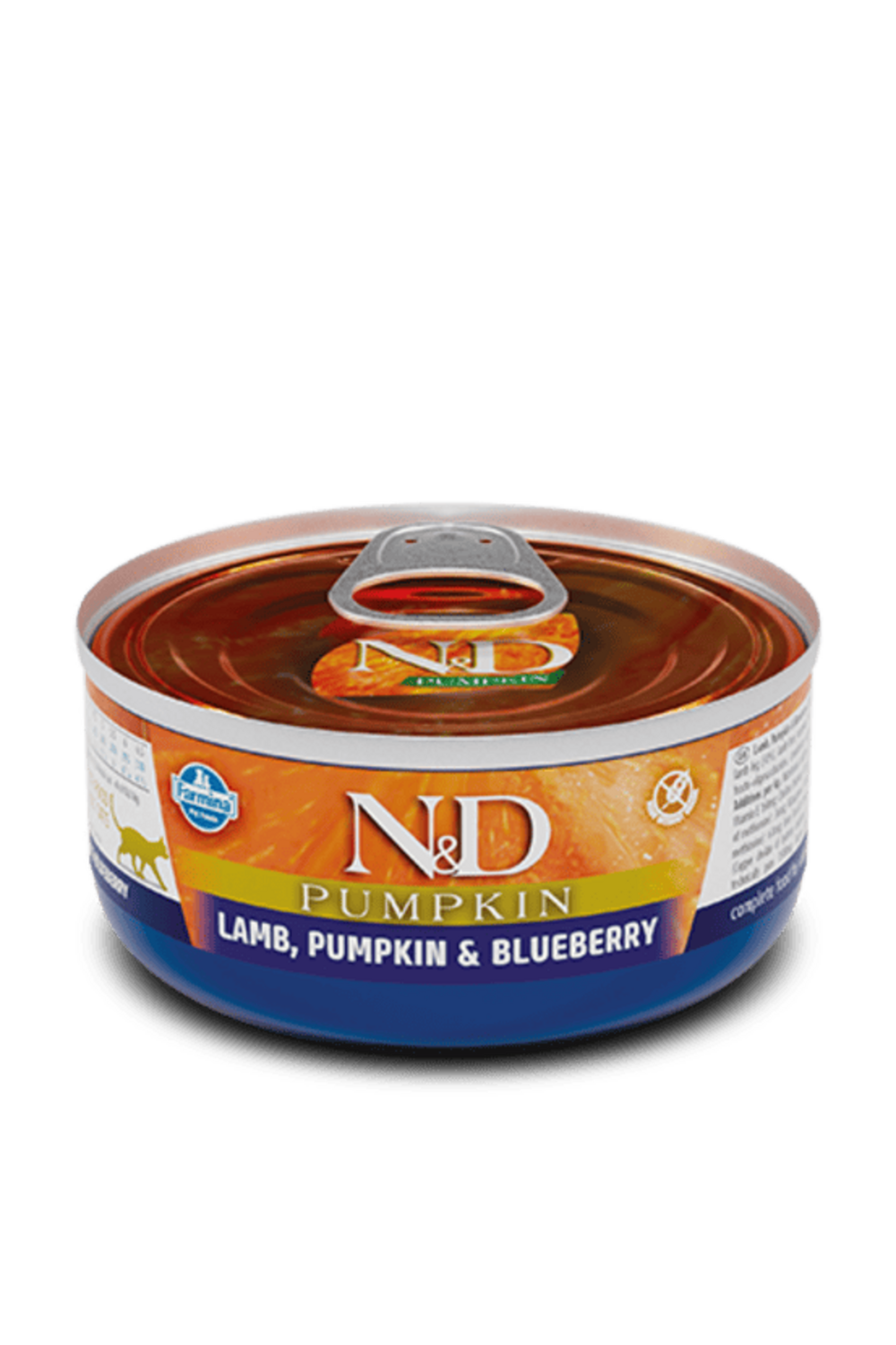 Humides n&d chat agneau & potiron & myrtille 24x70 gr
