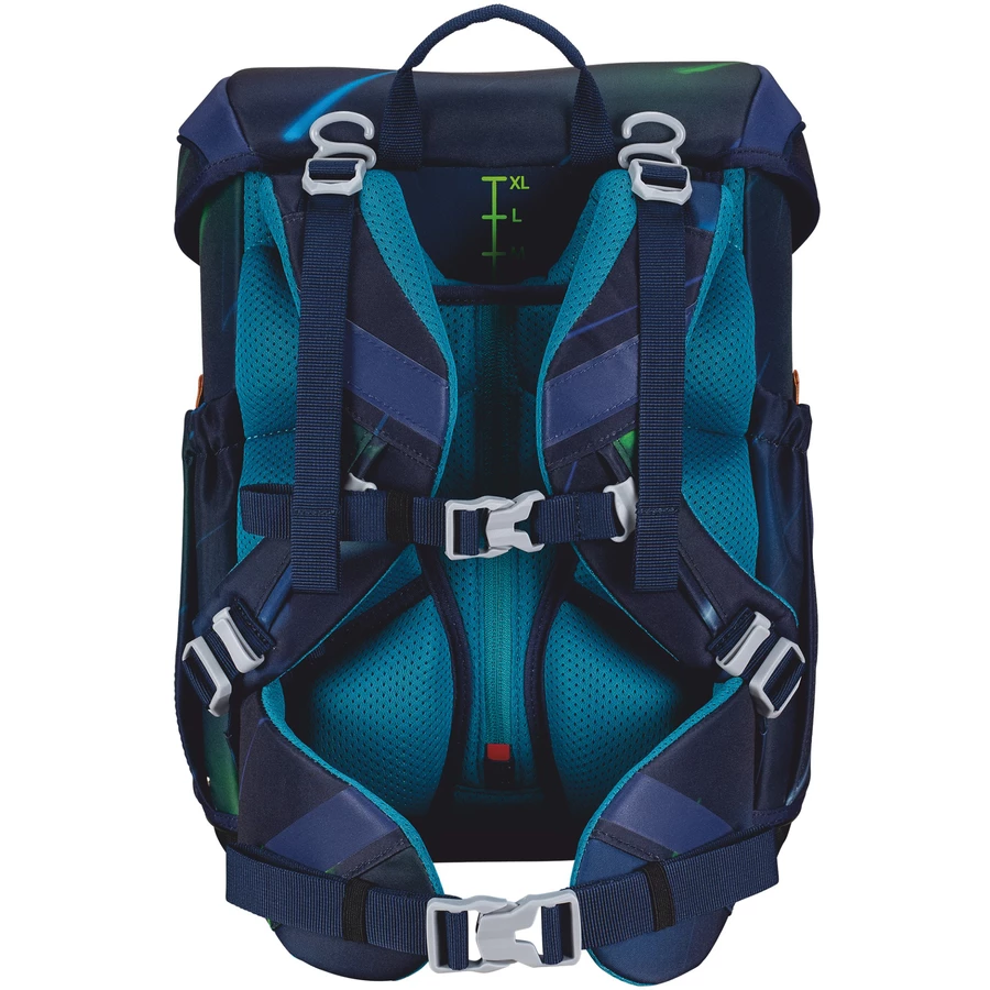 Scout Neo Exklusiv Superflash - Schulranzen Set 4tlg. City Lights