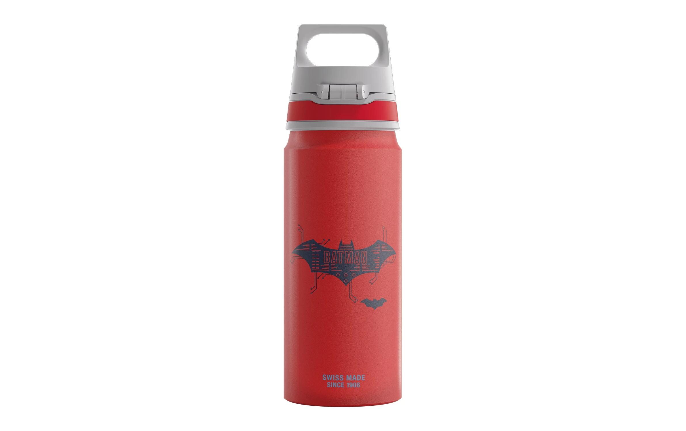 Trinkflasche WMB ONE Batman Standing 600 mlRecycelbare Aluminium-Trinkflasche für Kinder