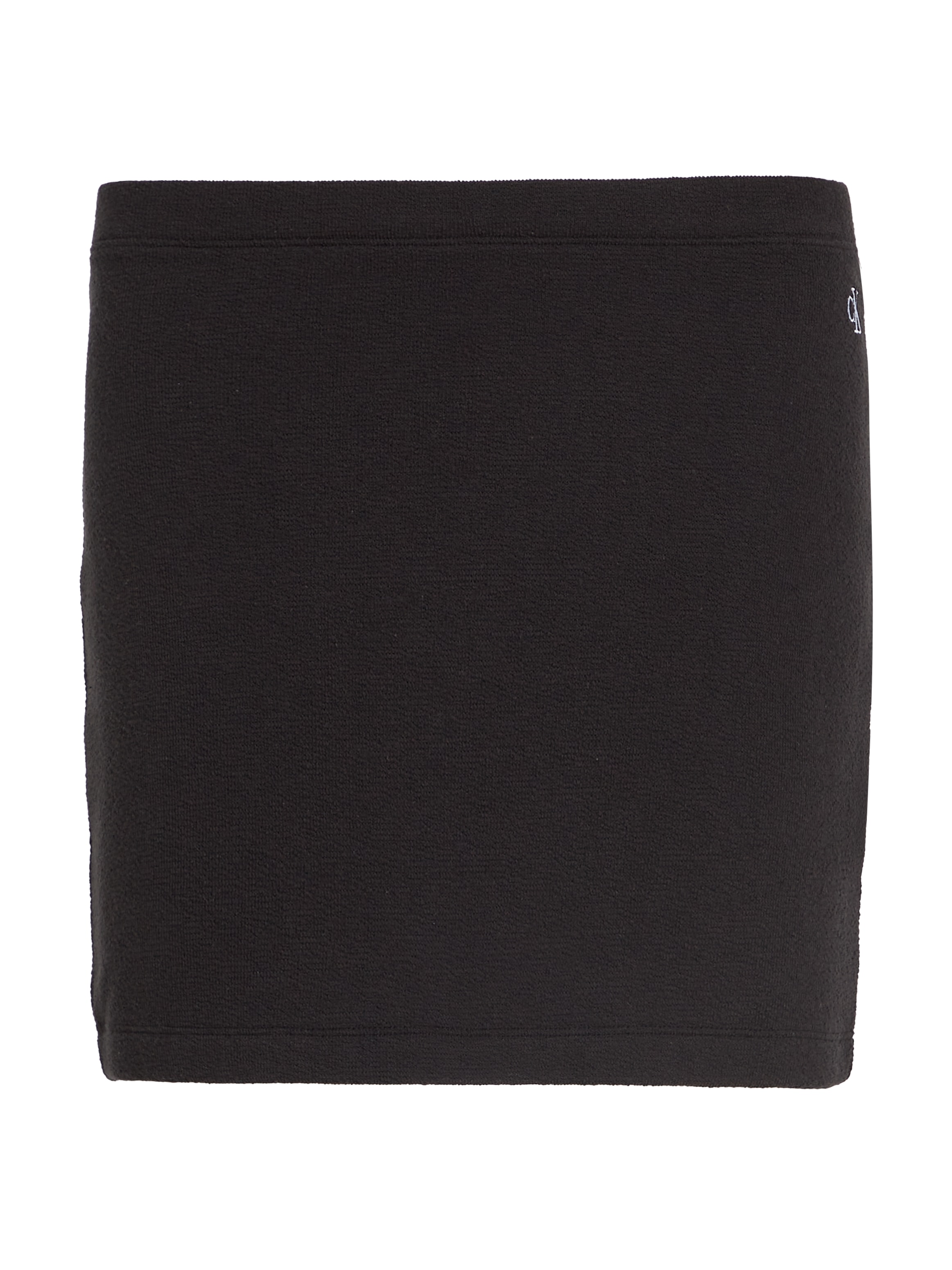 Calvin Klein Jeans Minirock »SLUB RIB MINI SKIRT« mit Logopatch