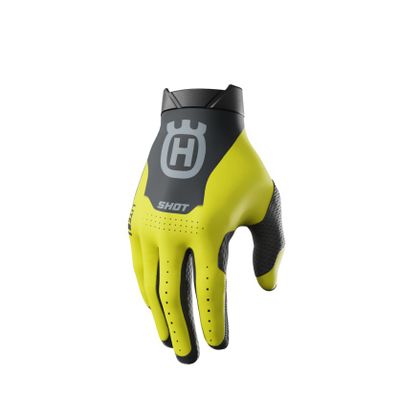 Gants cross Shot LITE - HUSQVARNA LIMITED EDITION 2025 - Noir