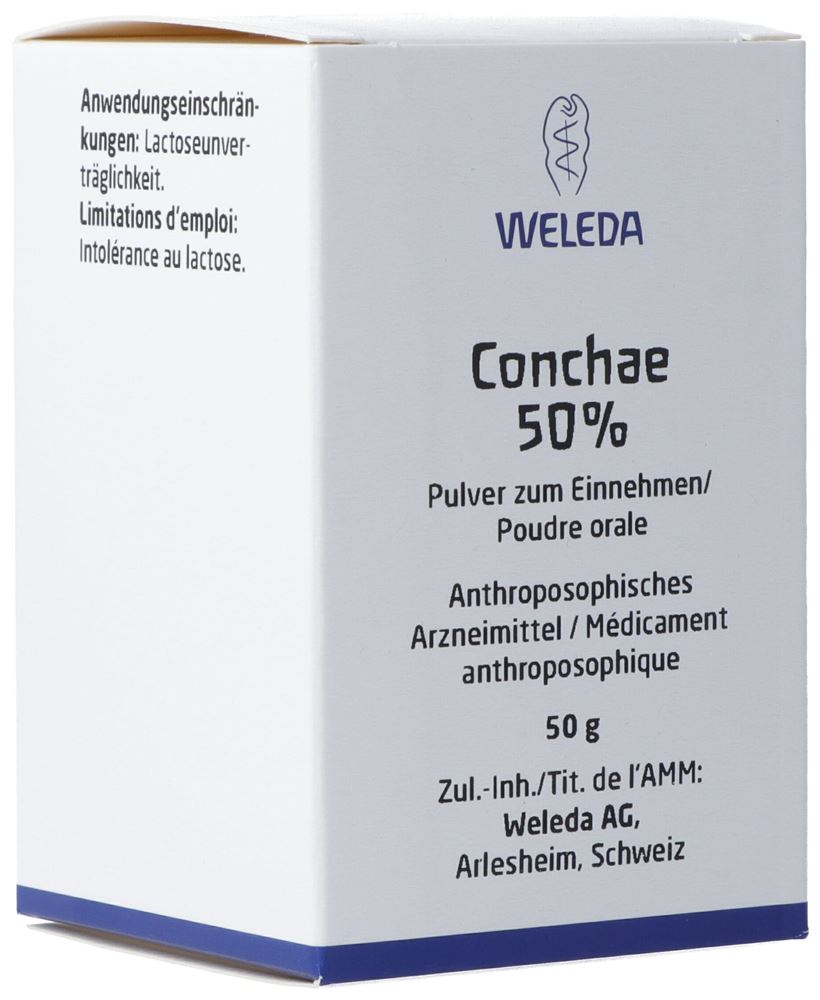 Weleda Conchae Plv 50 % 50 g