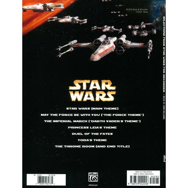 Alfred Music Publishing Selections Star Wars Recorder