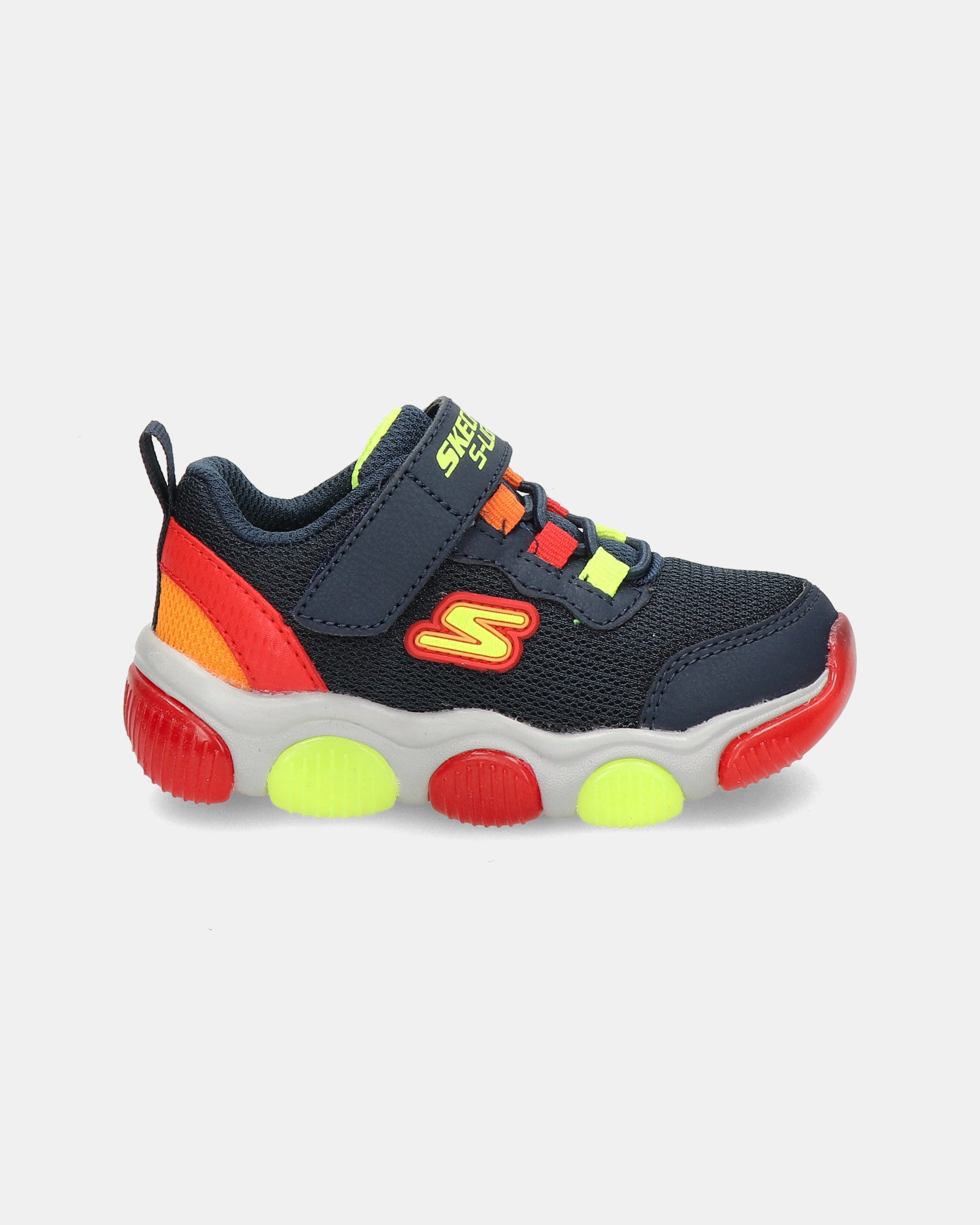 Skechers S-Lights Mighty Glow Klittenbandschoenen  - blauw