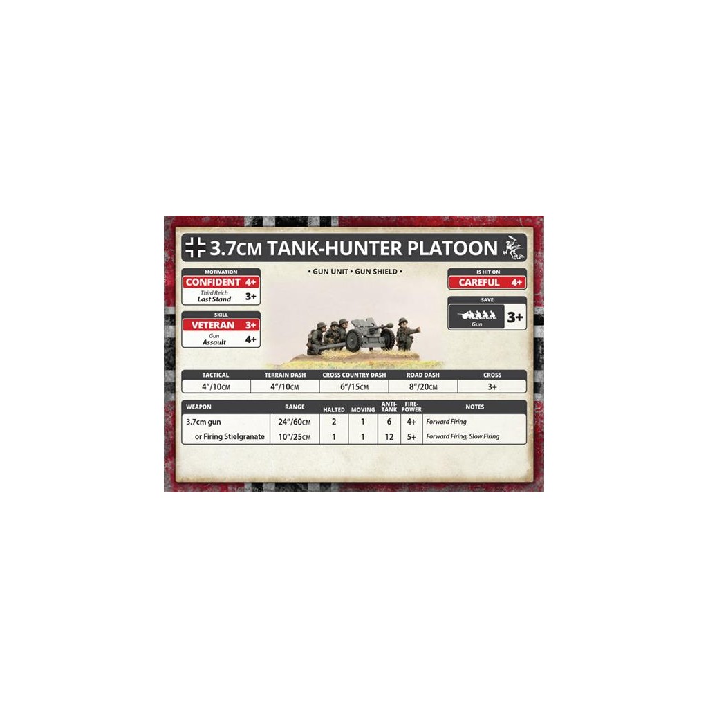 Flames of War - 3.7cm Tank-Hunter Platoon