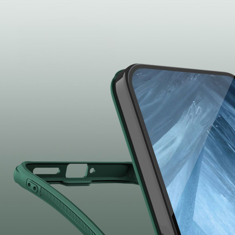 Google Pixel 9 / Pixel 9 Pro Hardcase Schutzhülle Grip Design MagSafe-Modul - Schwarz
