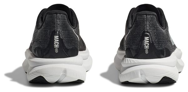 Chaussures Running Hoka One One Mach 6 Youth Noir Blanc Enfant