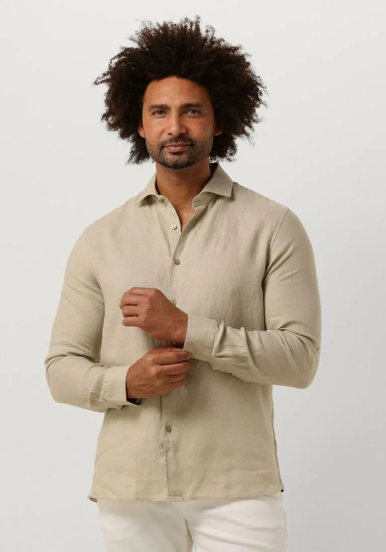 DSTREZZED zand dstrezzed casual overhemd ds_jagger shirt