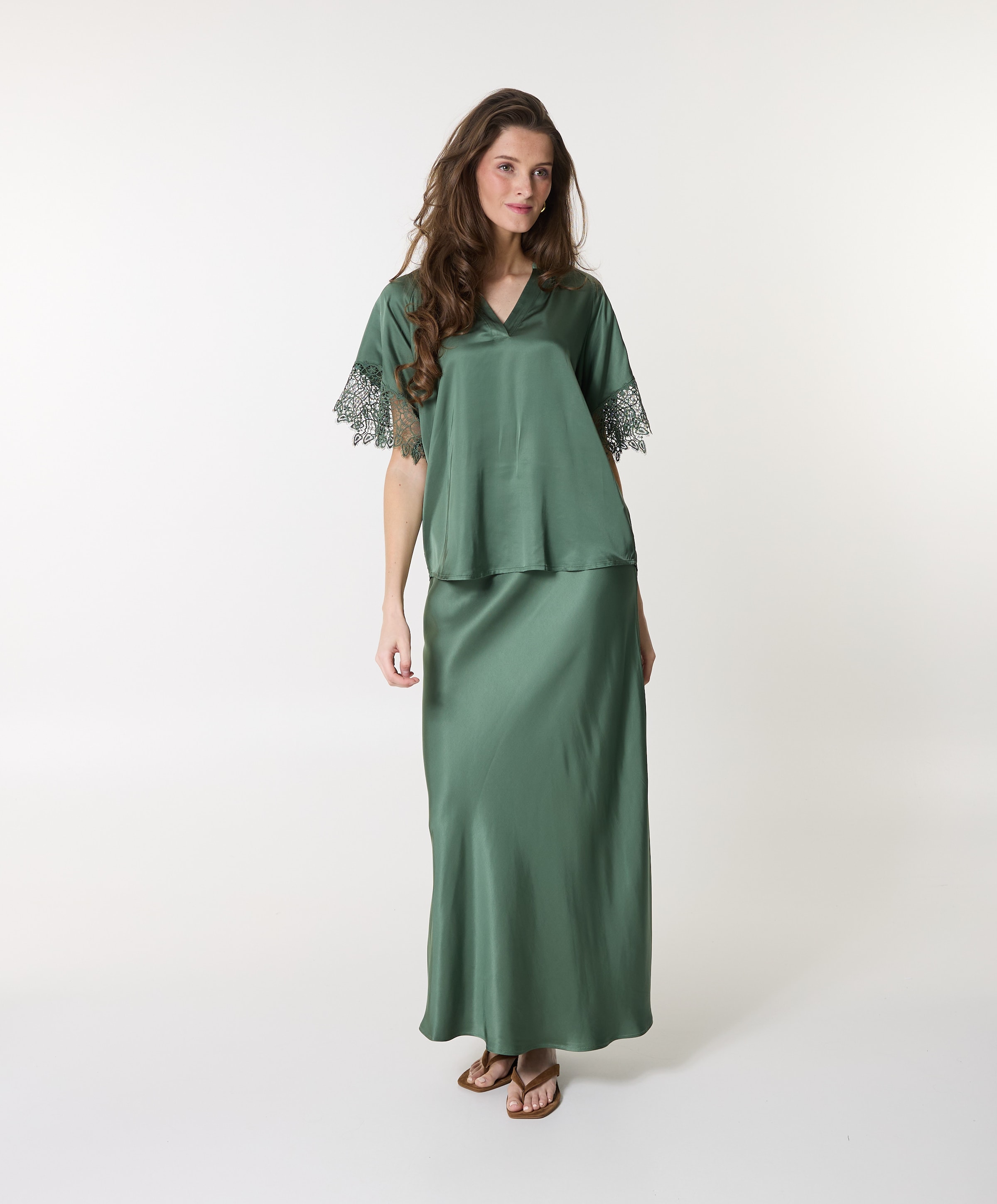 Bruuns Bazaar Dames rok groen