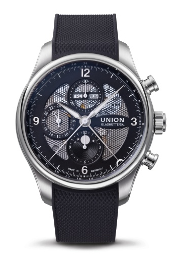 Union Glashütte SA. Belisar Mondphase Herrenchronograph