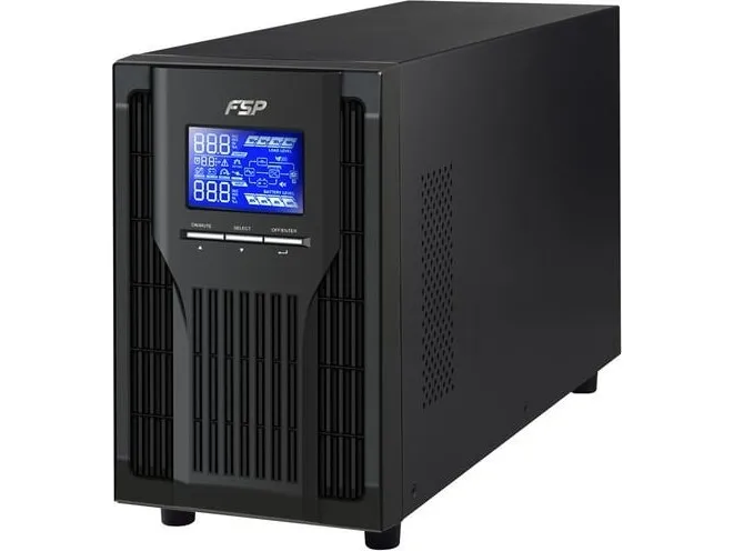 FSP Champ Tower 1K, Dobbeltkonvertering (online), 1 kVA, 900 W, Ren sinus, 120 V, 300 V