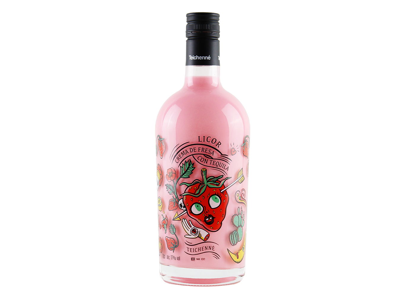LICOR TEICHENNÉ TEQUILA E MORANGO 0.70L