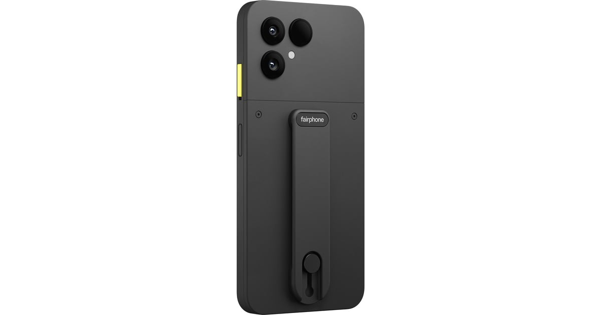Fairphone(Gen. 6) Vingerlus smartphonehouder  (Zwart)
