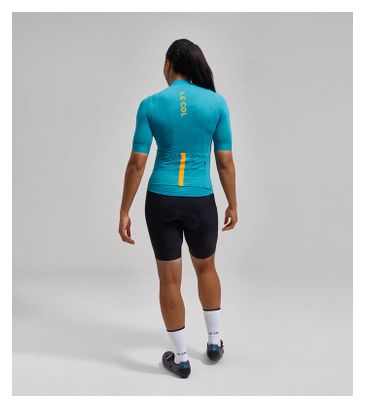 Maillot Manches Courtes Femme Le Col Pro II Bleu