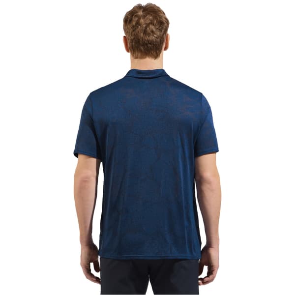 Polo randonnée ODLO ASCENT CHILLTEC POLO S/S LIMOGES MELANGE