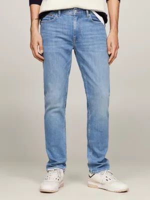 Calça jeans reta ajustada Denton