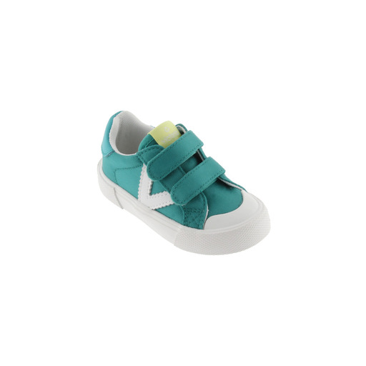 Tênis Victoria Tribu em nylon com logo contrastante e fechamento duplo em velcro.