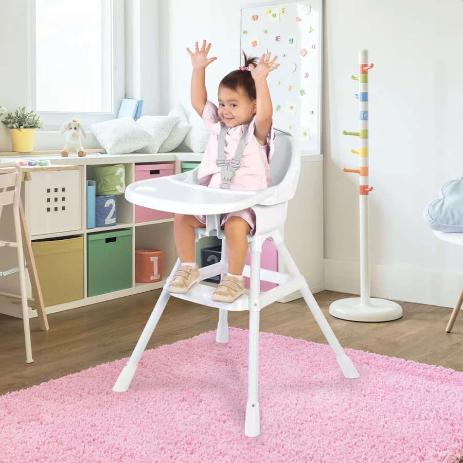 babyGO Hochstuhl Simple Weiß