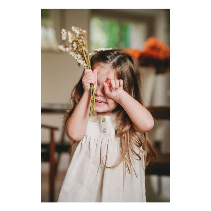 Loir Robe Alix Brodée | Ecru
