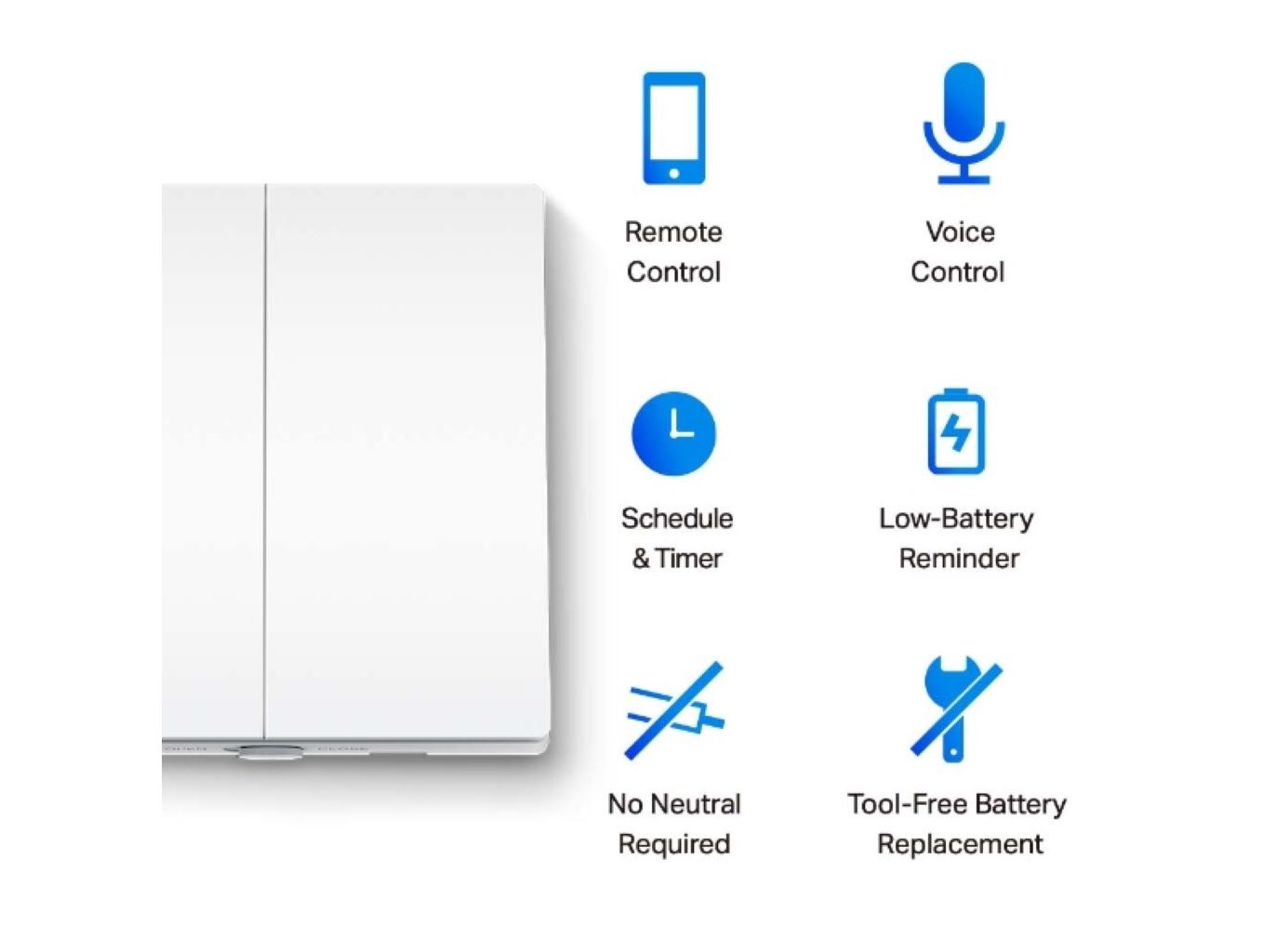 INTERRUPTOR INTELIGENTE TP-LINK TAPO S220 BRANCO