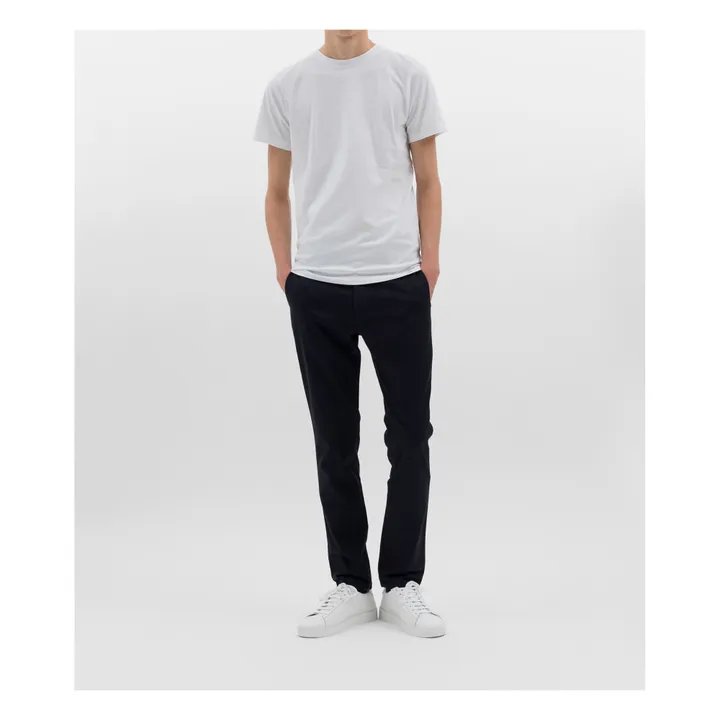 Norse Projects Pantalon Chino Coton Bio Aros Slim  | Bleu marine