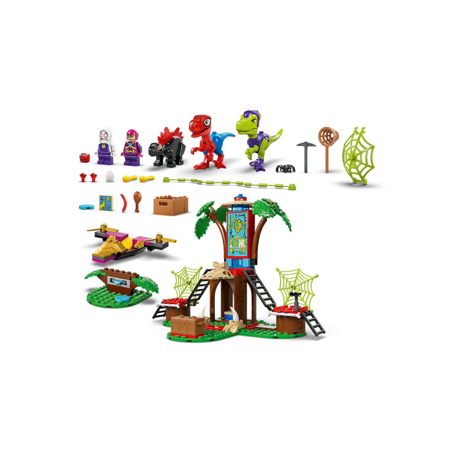 LEGO® Marvel 11200 Showdown am Baumhaus: Spidey-Rex vs. Gobby-Raptor ab 4 Jahren