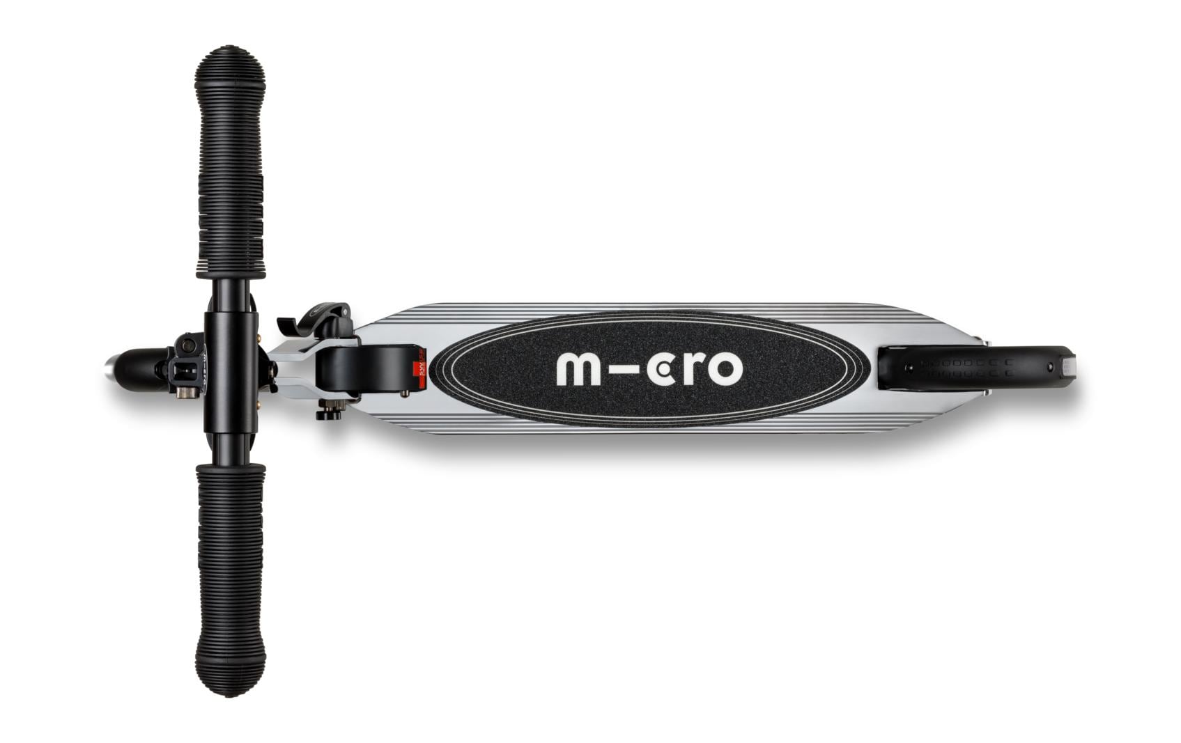 Scooter Micro Sprite LED Silverchrome<br>Klappbarer Scooter