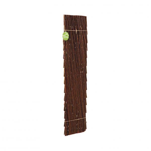 Catral Painel Decorativo Extensível de Vime Castanho 100x200cm