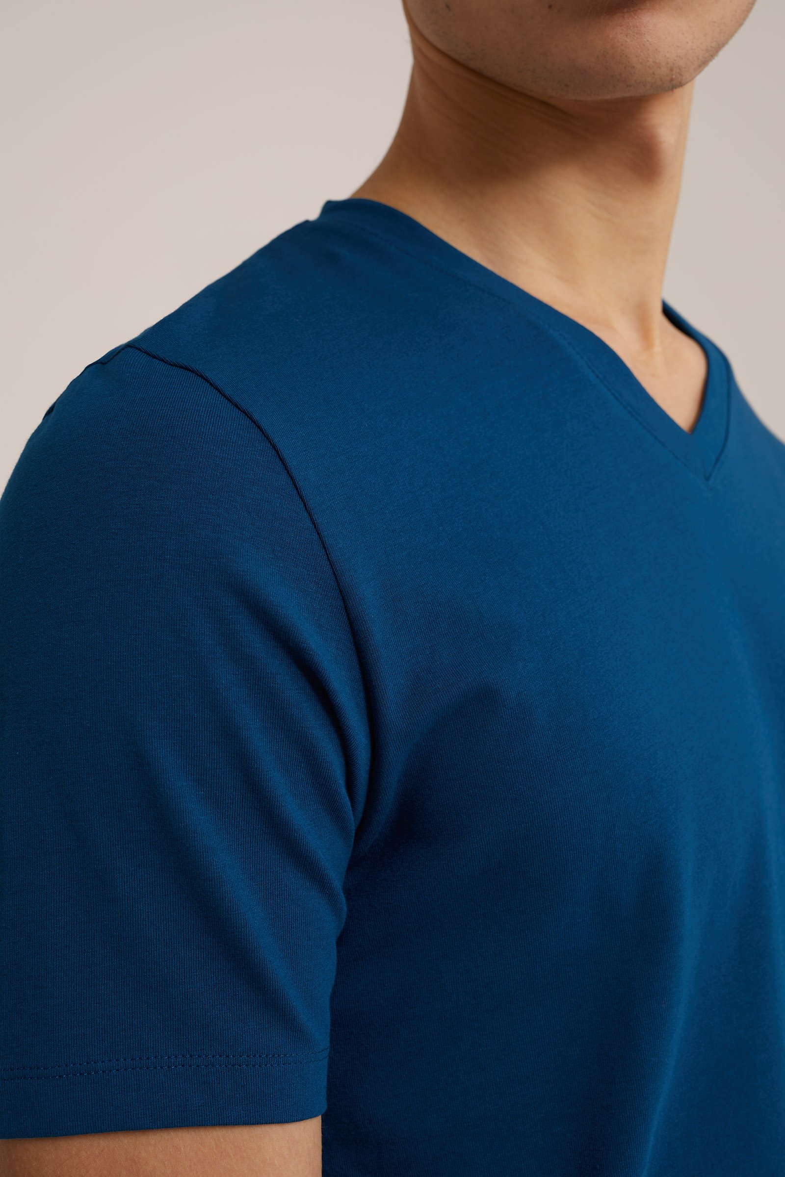 T-shirt WE Fashion Donkerblauw