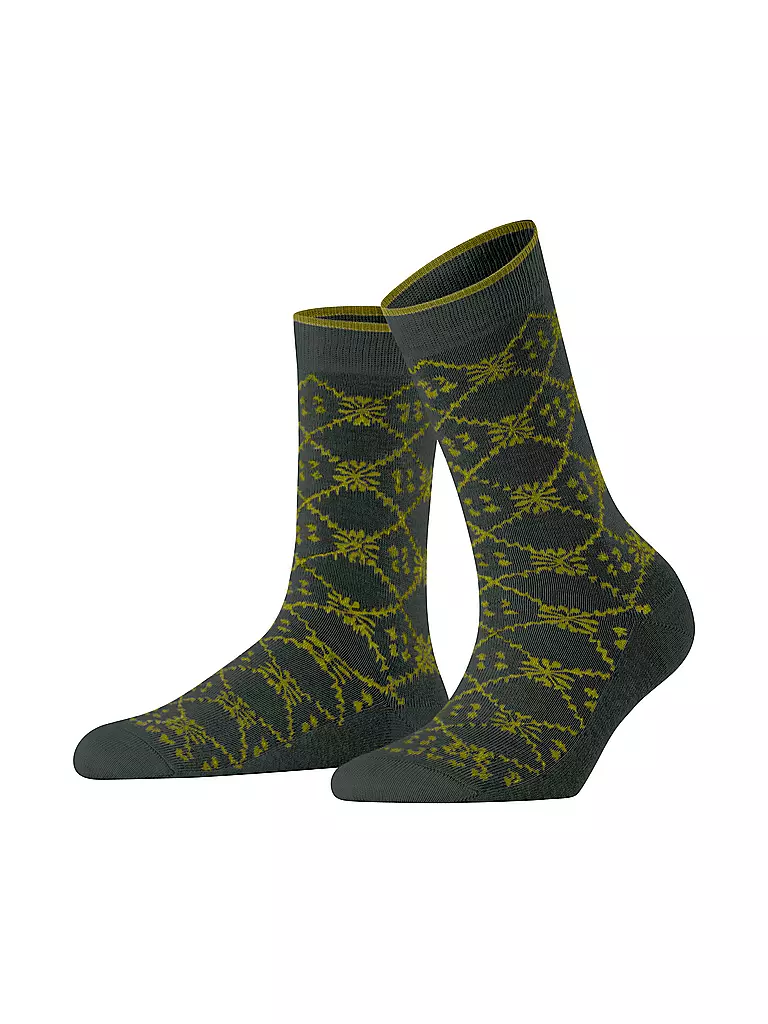 FALKE Socken RETRO SENSATION forest grün