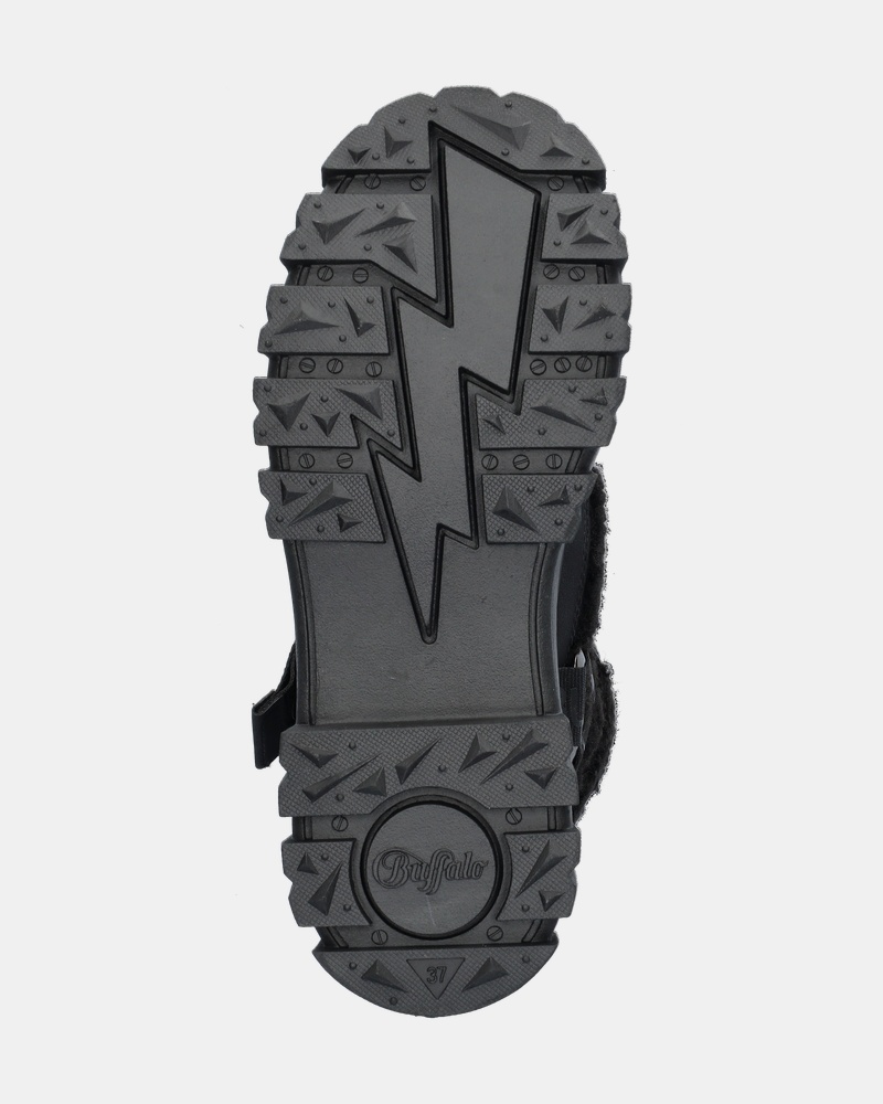 Buffalo Aspha Com Mid Warm Veterboots  - zwart