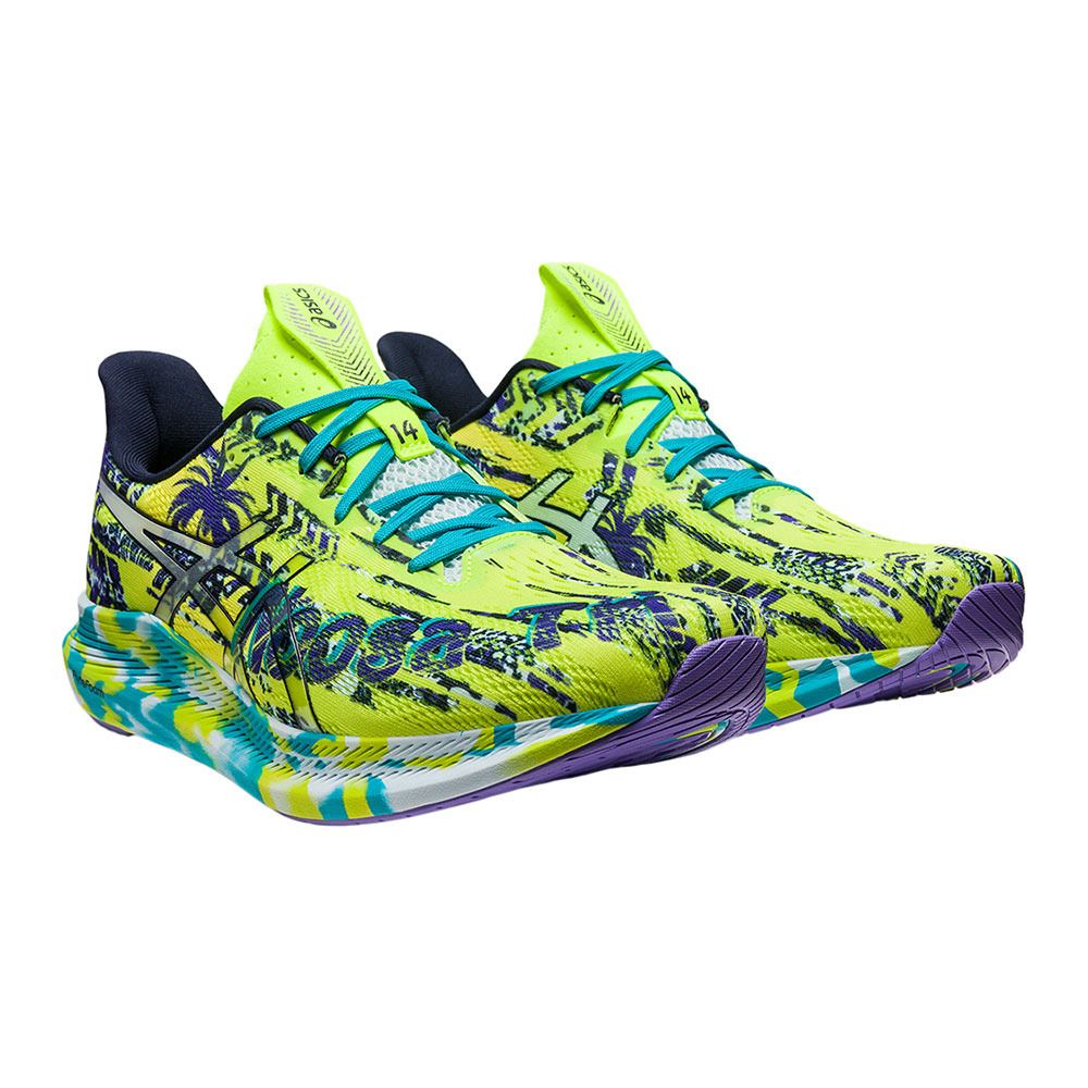 Asics NOOSA TRI™ 14 - Chaussures running Homme lime zest/sky