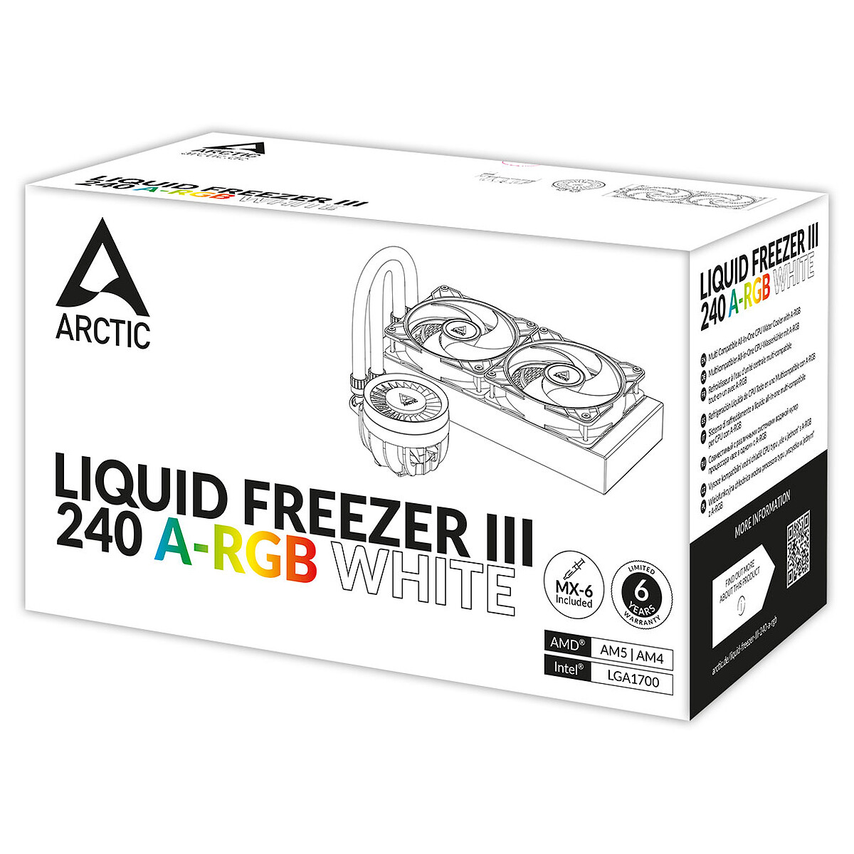 Arctic Liquid Freezer III 240 A-RGB (Blanc)