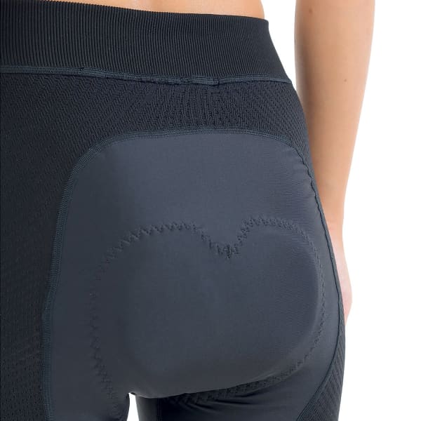 Cuissard vélo UYN LADY BIKING RIDEMILES OW PANT SHORT BLACK/BLACK
