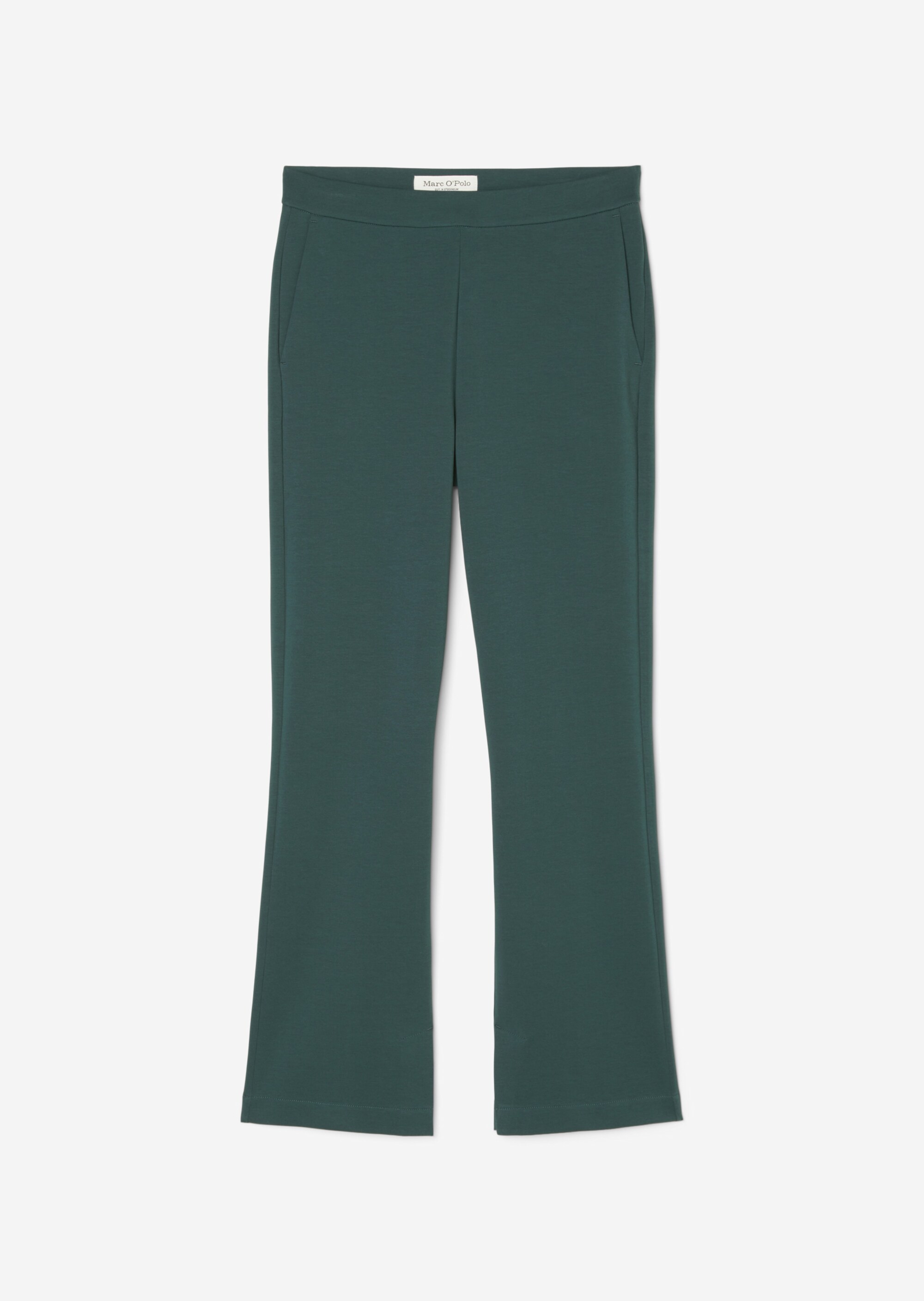 Jersey-Hose mit geschlitztem Saum regular aus Interlock-Qualität