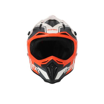 Casque cross Acerbis PROFILE 5 2023 - Blanc / Orange
