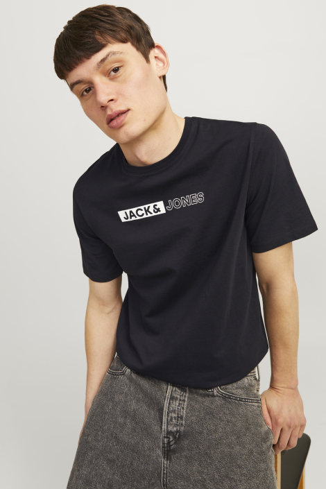 Jack & Jones zwarte heren t-shirt