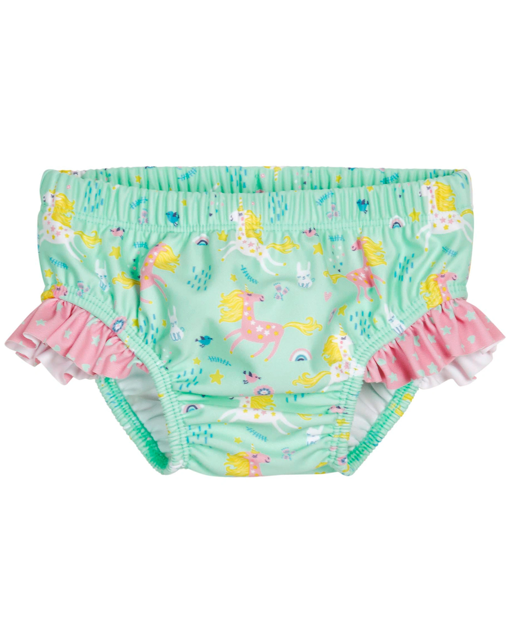 Windelbadehose EINHORN in mint