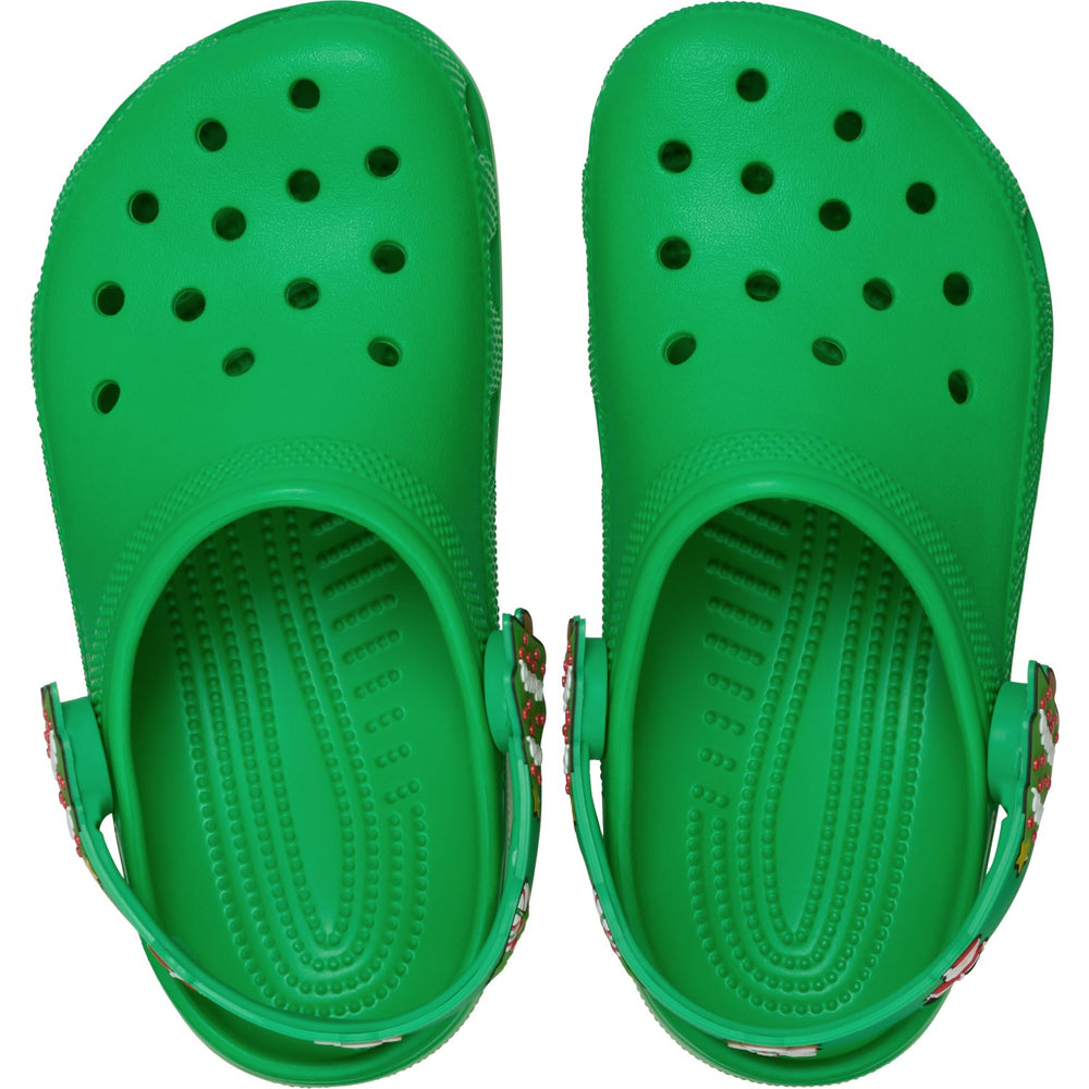 Køb Crocs Grass Green Classic Holiday Icons Lights