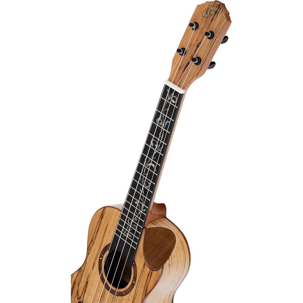 Ortega RUET-SMA Elite Series Concert Size Ukulele Spalted Maple elektrisch-akoestische concert ukelele met gigbag