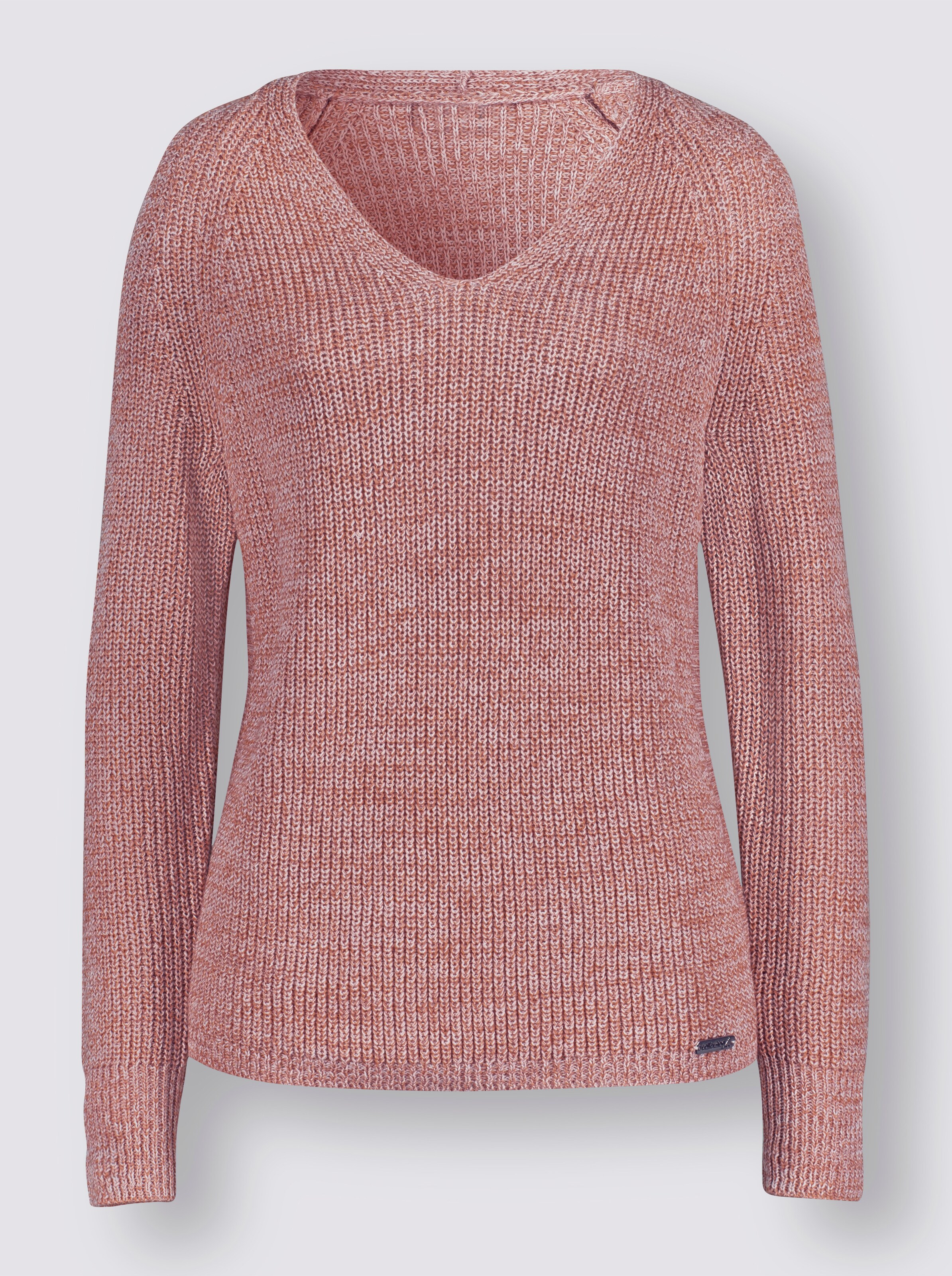 V-Ausschnitt-Pullover