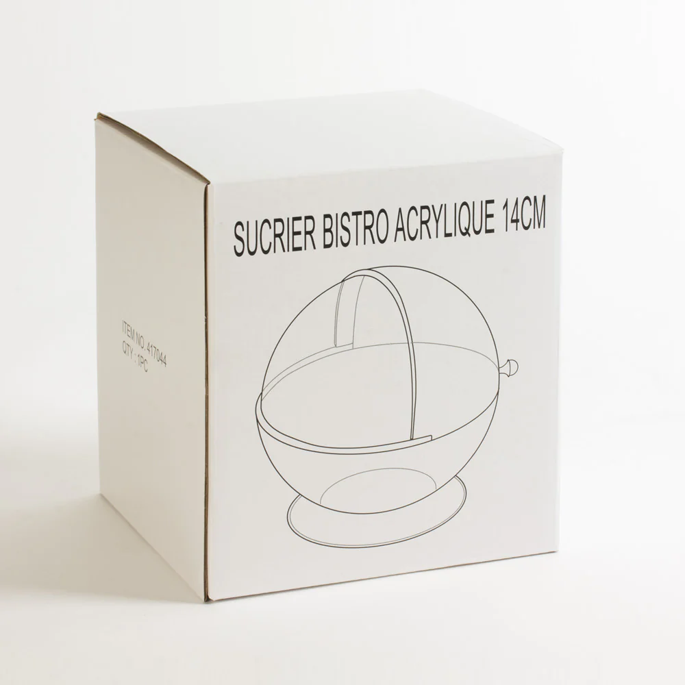 Sucrier Bistrot 14 cm acrylique Trend'up
