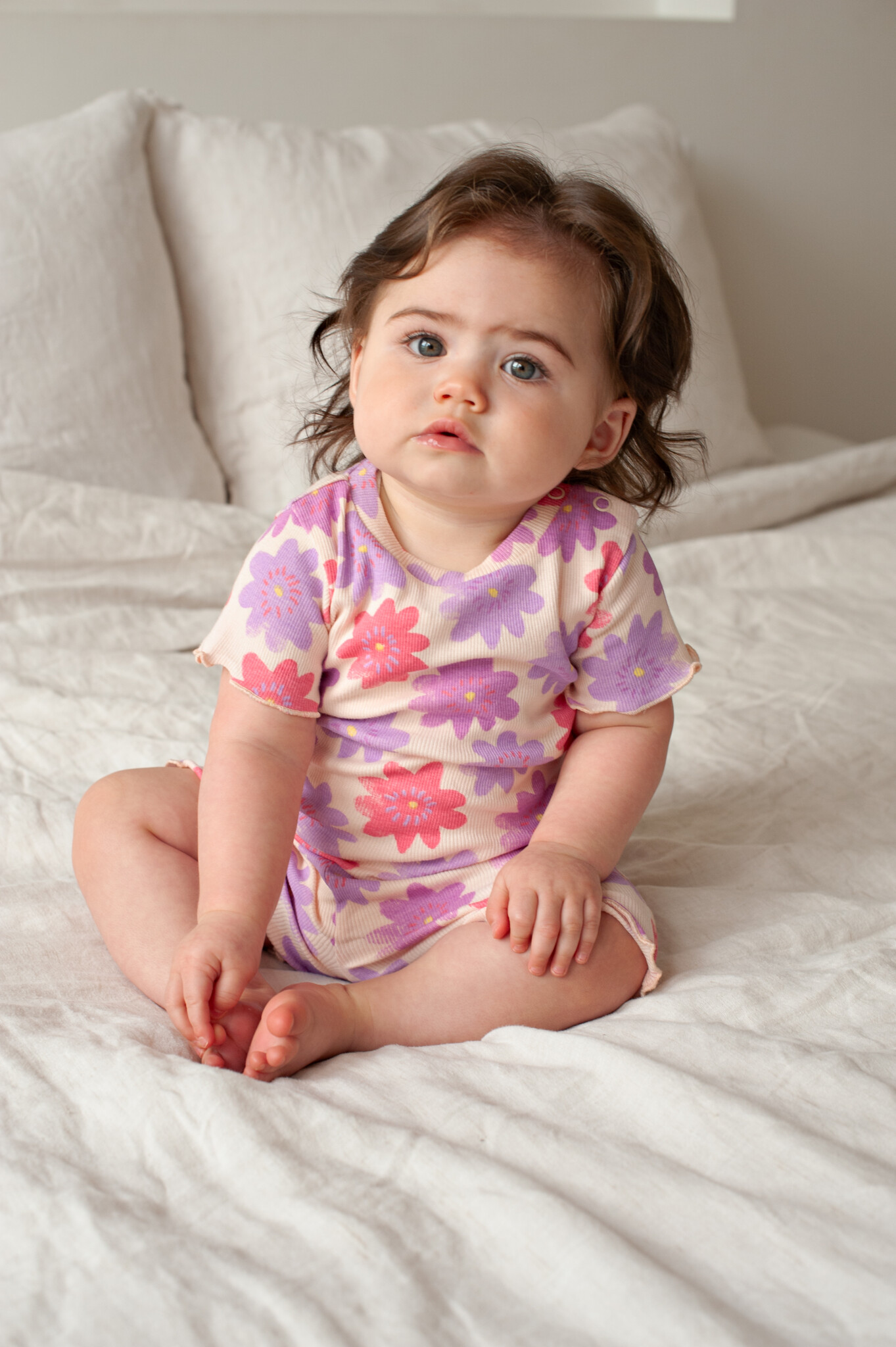 Feetje Feetje shortama Bibi Bloom - Premium Summerwear, lila