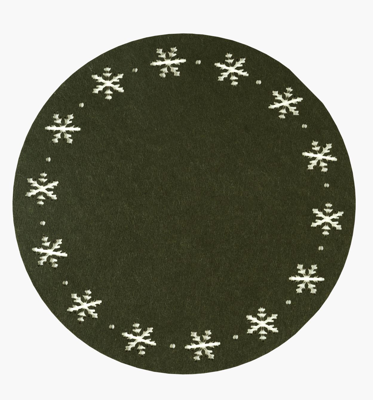 Brikke rød - ø38 cm