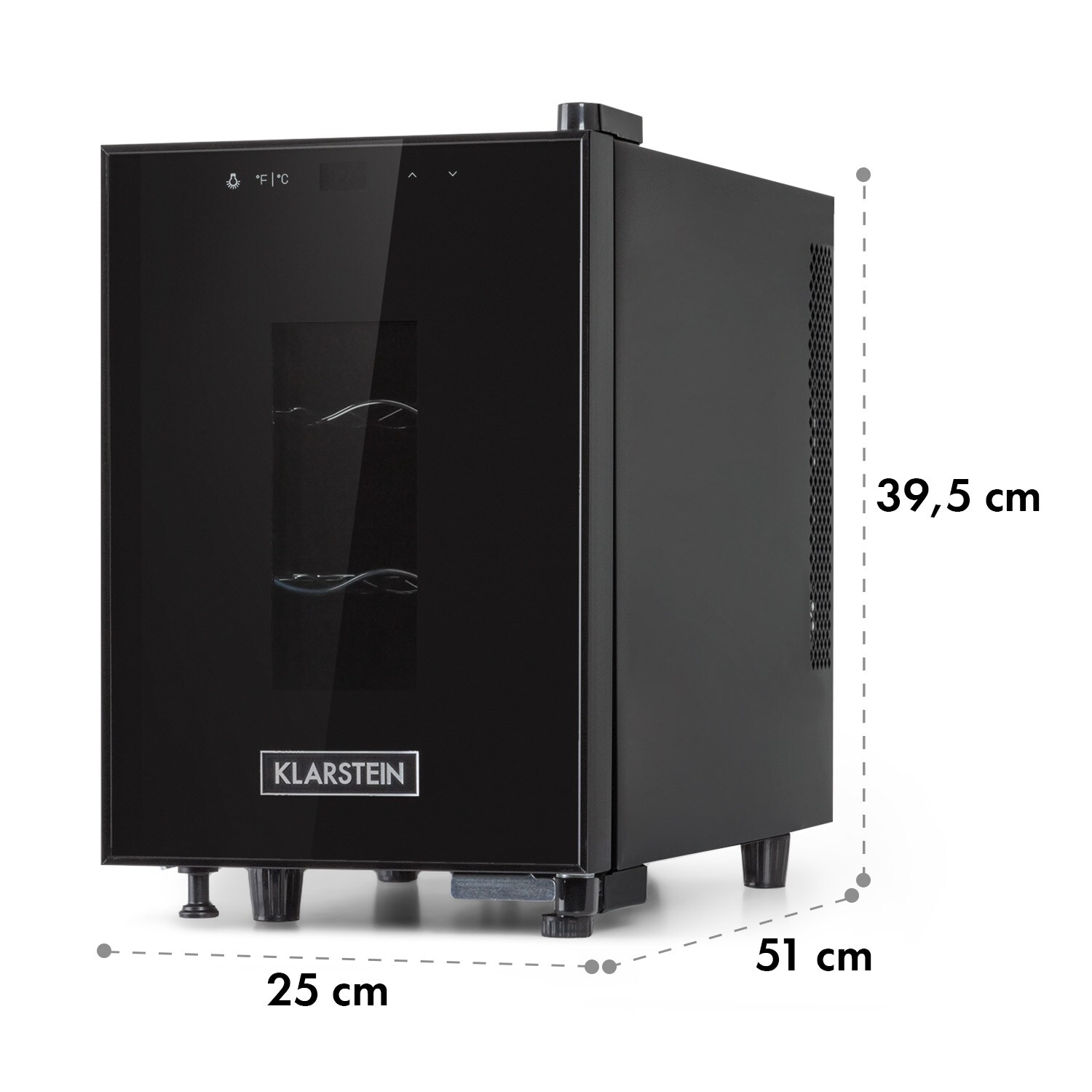 Bellevin 6 Uno Weinkühlschrank 17 Liter 11-18 °C SingleZone LED