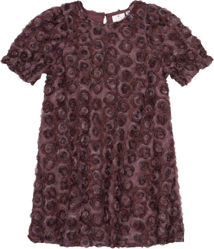 The New TNMaddie Hollie S_S Dress Crushed berry