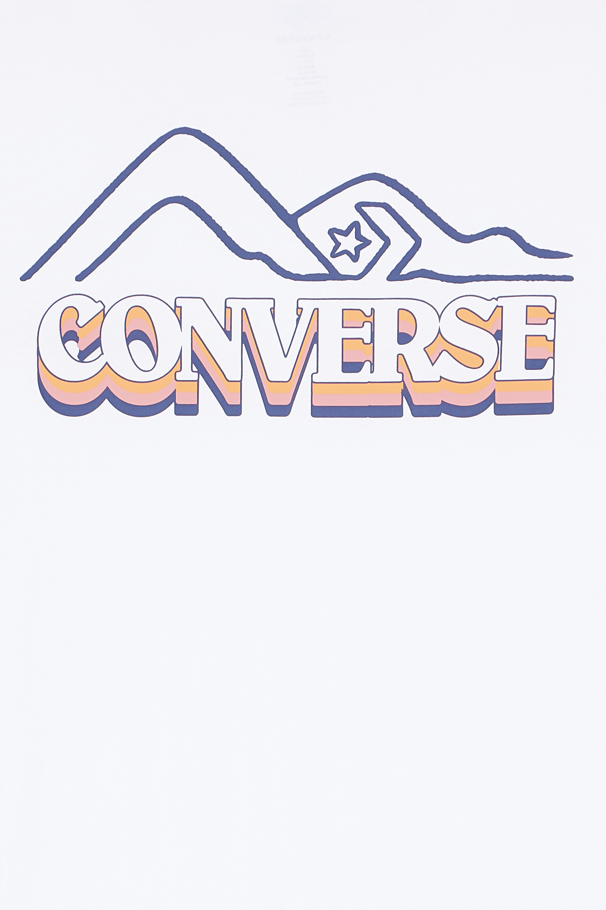 CONVERSE t-shirt ALL STAR Blanc