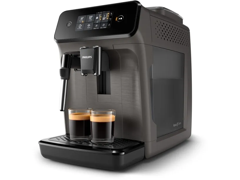 Philips Series 1200 EP1224 - Automatisk kaffemaskine med mælkeskummer - 15 bar - kashmirgrå